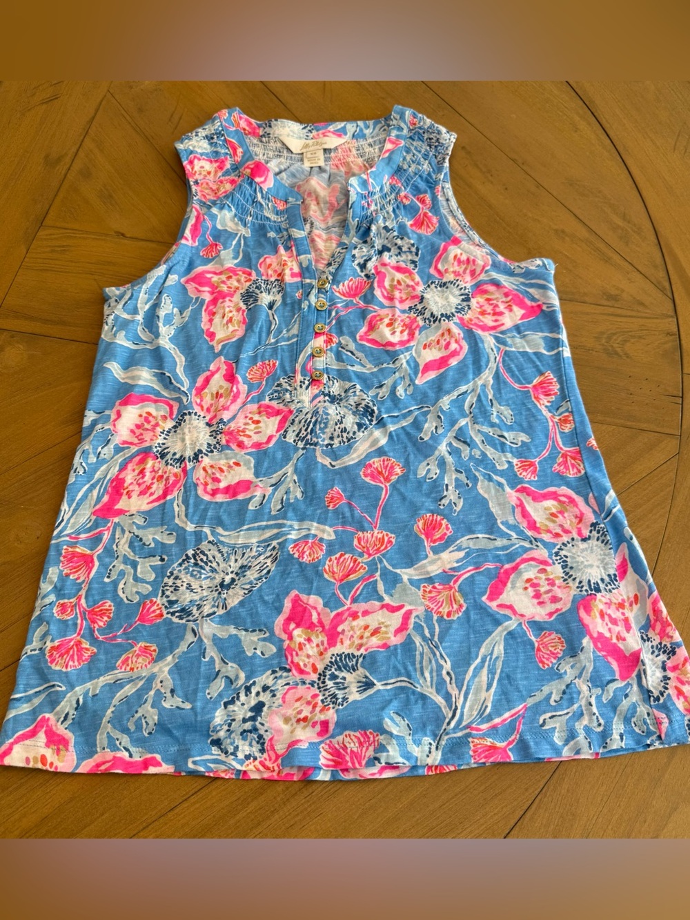 Lily Pulitzer Women’s Sleeveless Button Up Tank Size XS
